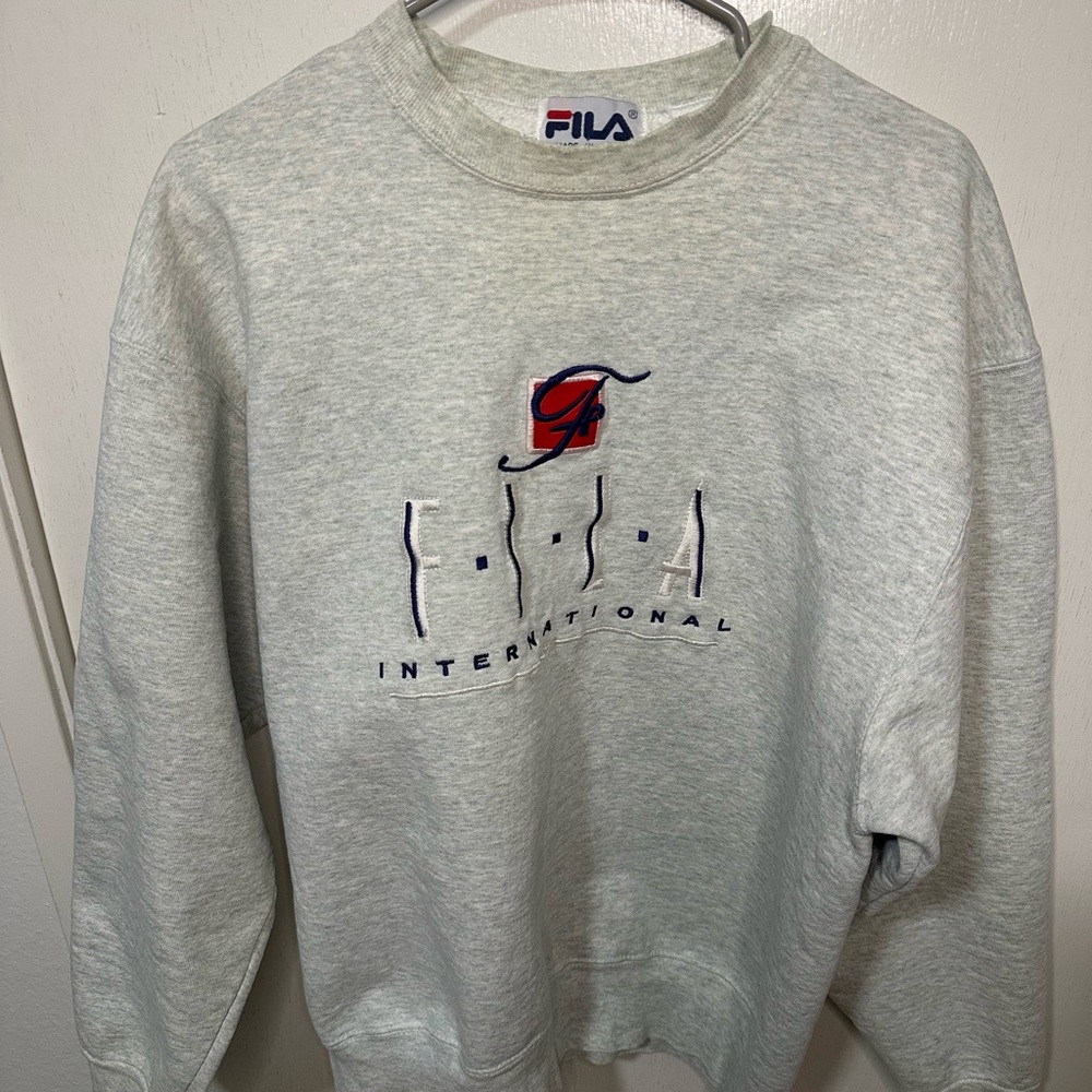 Vintage 90s FILA International Italy Sweatshirt Adult Size XL